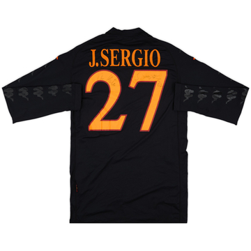 2009-10 Roma Signed Third/GK L/S Shirt J.Sergio #27 - 7/10 - (L)