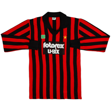 1985-86 AC Milan Home L/S Shirt - 10/10 - (S/M)