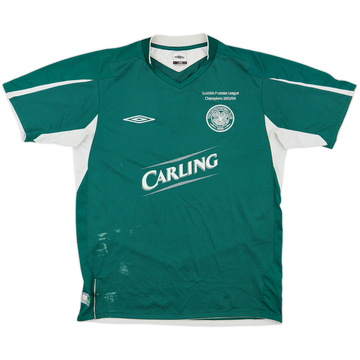 2004-05 Celtic 'Champions 2003/04' Away Shirt - 5/10 - (M)