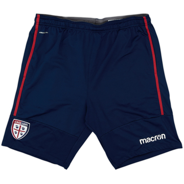 2018-19 Cagliari Macron Training Shorts - 9/10 - (XL)
