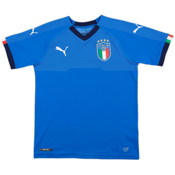 2018-19 Italy Home Shirt - 9/10 - (L.Boys)
