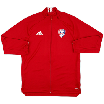 2019-20 Cagliari adidas Track Jacket - 5/10 - (M)