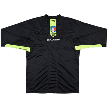 2009-10 Italy Diadora Referee L/S Shirt - 9/10 - (S)