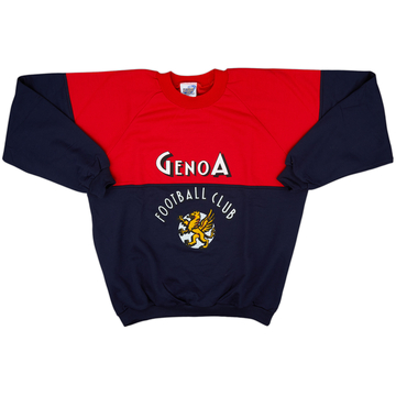 1990-91 Genoa Le Felpe dei Grandi Club Sweat Top - 10/10 - (L)