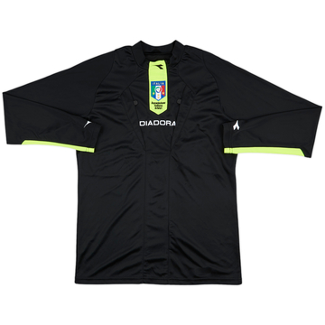 2009-10 Italy Diadora Referee L/S Shirt - 9/10 - (M)