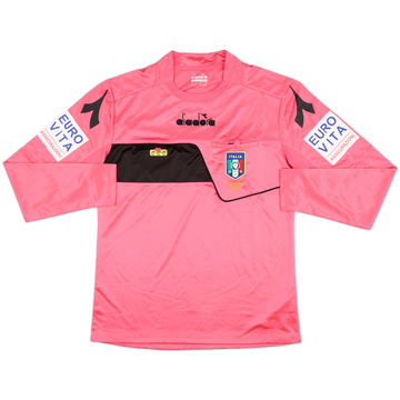 2017-18 Italy Diadora Referee L/S Shirt - 9/10 - (M)
