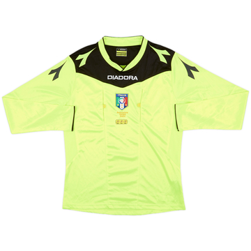 2015-16 Italy Diadora Referee L/S Shirt - 9/10 - (XS)