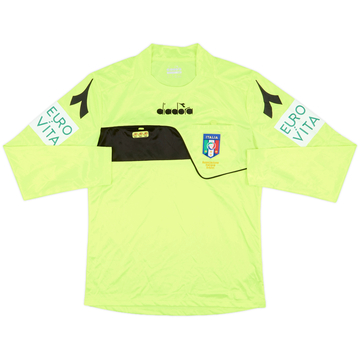 2017-18 Italy Diadora Referee Shirt - 9/10 - (S)