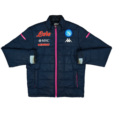 2020-21 Napoli Kappa Padded Bench Coat - 7/10 - (L)