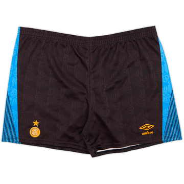 1991-93 Inter Milan Home Shorts - 5/10 - (XXL)
