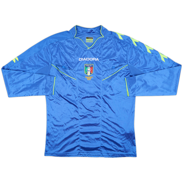 2013-14 Italy Diadora Referee L/S Shirt - 9/10 - (M)