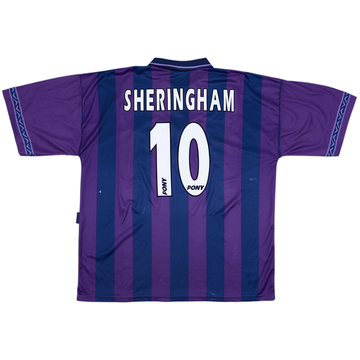 1995-97 Tottenham Away Shirt Sheringham #10 - 6/10 - (XXL)