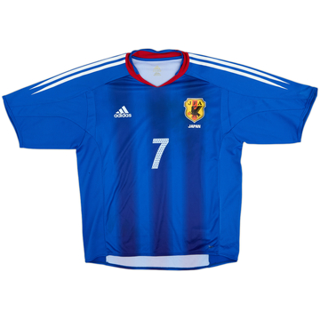 2004-06 Japan Home Shirt Nakata #7 - 8/10 - (L)