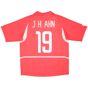 2002-03 South Korea Home Shirt J.H.Ahn #19 - 7/10 - (L)