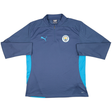 2024-25 Manchester City Puma 1/4 Zip Top - 10/10 - (L)