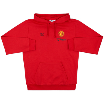 2023-24 Manchester United adidas Hoodie - 10/10 - (M)