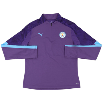 2019-20 Manchester City 1/4 Zip Drill Top - 9/10 - (Women's L)