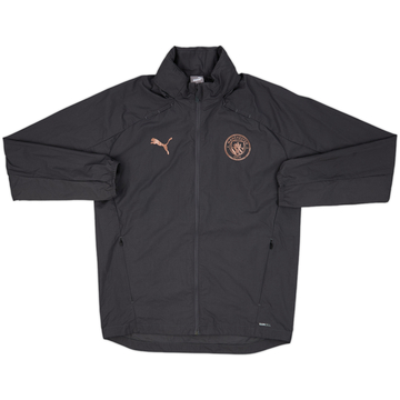 2020-21 Manchester City Puma Hooded Rain Jacket - 8/10 - (M)