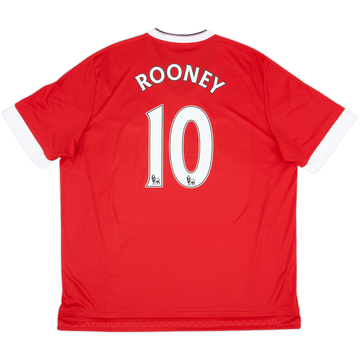 2015-16 Manchester United Home Shirt Rooney #10 (XXL)