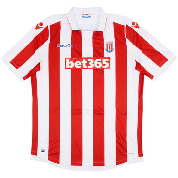 2016-17 Stoke City Home Shirt - 9/10 - (7XL)