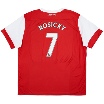 2010-11 Arsenal Home Shirt Rosicky #7 - 5/10 - (XXL)