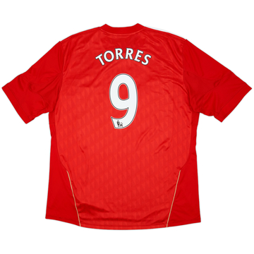 2010-12 Liverpool Home Shirt Torres #9 - 5/10 - (XXL)