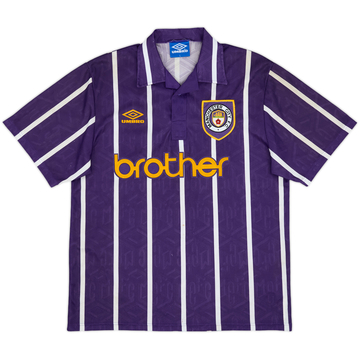 1993-94 Manchester City Away Shirt - 8/10 - (L)