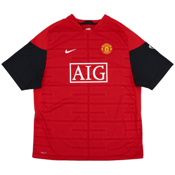 2009-10 Manchester United Nike Training Shirt - 8/10 - (XXL)