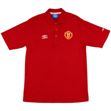 1998-99 Manchester United Umbro Polo Shirt - 8/10 - (L)