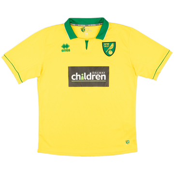 2012-13 Norwich Home Shirt - 8/10 - (L)