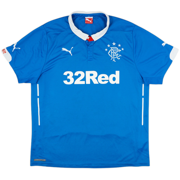 2014-15 Rangers Home Shirt - 8/10 - (XL)