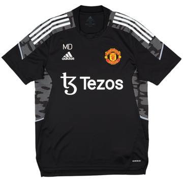 2020-21 Manchester United Staff Issue Training Shirt 'MD' - 10/10 - (M)