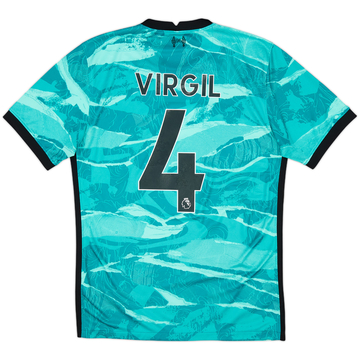 2020-21 Liverpool Away Shirt Virgil #4 - 5/10 - (S)