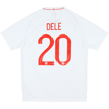 2018-19 England Home Shirt Dele #20 - 8/10 - (L)