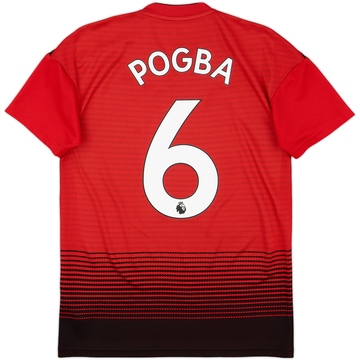 2018-19 Manchester United Home Shirt Pogba #6 - 9/10 - (XS)