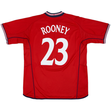 2002-04 England Away Shirt Rooney #23 - 6/10 - (L)