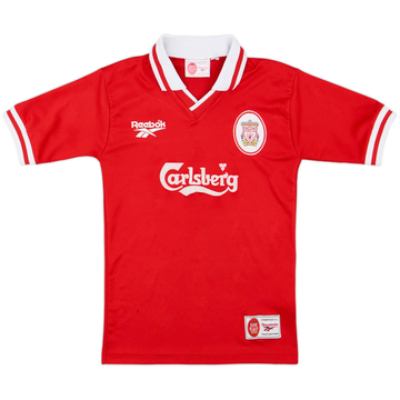 1996-98 Liverpool Home Shirt - 7/10 - (Y)