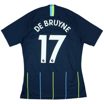 2018-19 Manchester City Player Issue Away Shirt De Bruyne #17 - 8/10 - (L)