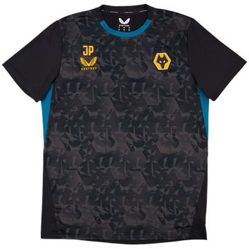 2021-22 Wolves Staff Issue Castore Training Shirt 'JP' - 8/10 - (M)