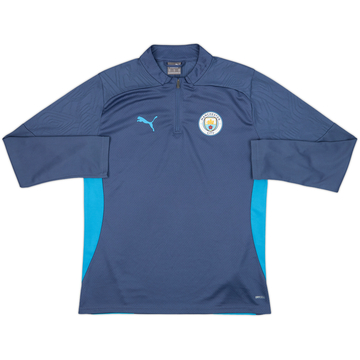 2024-25 Manchester City Puma 1/4 Zip Training Top - 10/10 - (M)