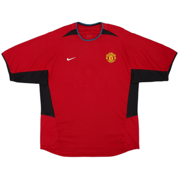 2002-04 Manchester United Home Shirt - 4/10 - (XL)