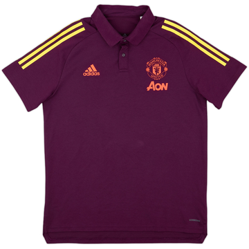 2020-21 Manchester United adidas Polo Shirt - 9/10 - (L)
