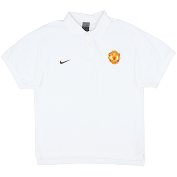 2002-03 Manchester United Nike Polo Shirt - 9/10 - (M)