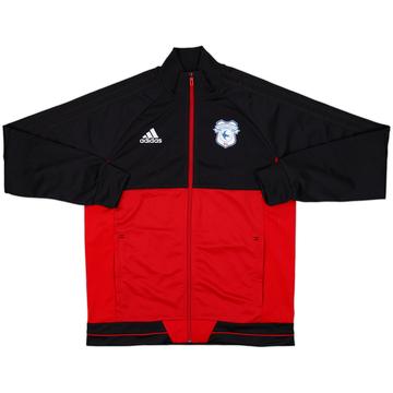 2017-18 Cardiff CIty adidas Track Jacket - 9/10 - (L)