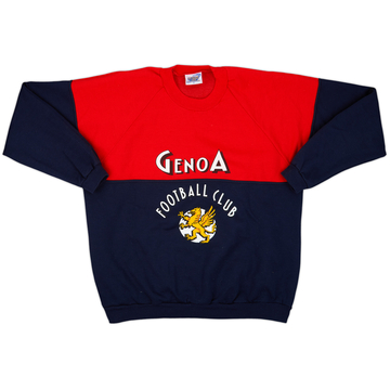1990-91 Genoa Le Felpe dei Grandi Club Sweat Top - 8/10 - (L)