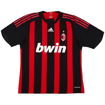 2008-09 AC Milan Player Issue Home Shirt #9 - 6/10 - (XL)