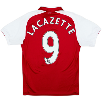 2017-18 Arsenal Home Shirt Lacazette #9 - 6/10 - (S)