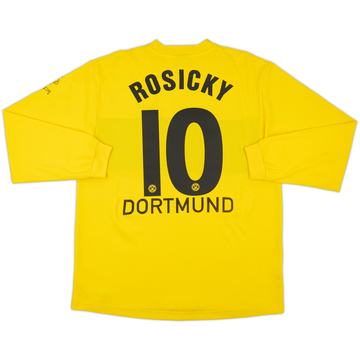 2002-03 Borussia Dortmund Home L/S Shirt Rosicky #10 - 4/10 - (L)