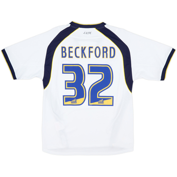 2006-07 Leeds United Home Shirt Beckford #32 - 8/10 - (S)
