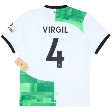 2023-24 Liverpool Away Shirt Virgil #4 (L)